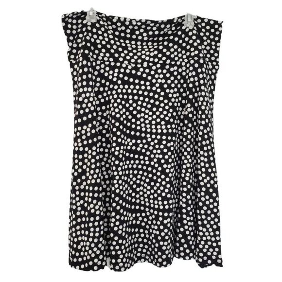 Popana Polka Dot Circle  Stretchy Skirt - Picture 1 of 7